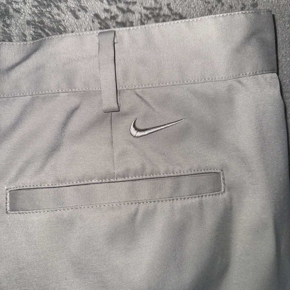 Nike Golf Pants Mens 38x30 Khaki‎ Tan Beige Dri Fit Slash Pocket - Picture 8 of 9